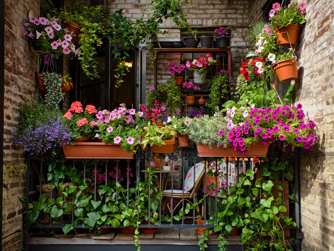 Balcony Garden Bloom Design